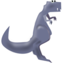 download T Rex clipart image with 135 hue color