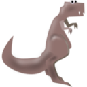 download T Rex clipart image with 270 hue color