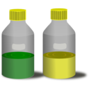 download Reagent Bottle clipart image with 180 hue color