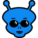 download Alien Peterm 01 clipart image with 90 hue color