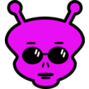 download Alien Peterm 01 clipart image with 180 hue color