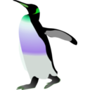 download Emperor Penguin clipart image with 90 hue color