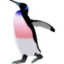 download Emperor Penguin clipart image with 180 hue color