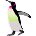 download Emperor Penguin clipart image with 270 hue color
