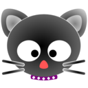 download Cute Cat Gatito clipart image with 0 hue color