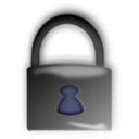 download Lock clipart image with 180 hue color