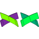 download Logo Abstract clipart image with 90 hue color
