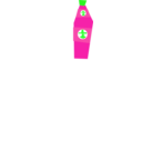 download Simple Cartoon Energy Drink Bottle clipart image with 270 hue color