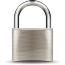 download Padlock Silver Medium clipart image with 180 hue color