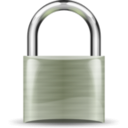 download Padlock Silver Medium clipart image with 225 hue color