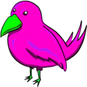 download Bird clipart image with 90 hue color