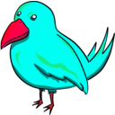 download Bird clipart image with 315 hue color