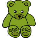 download Simple Teddy Bear clipart image with 45 hue color