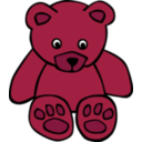 download Simple Teddy Bear clipart image with 315 hue color