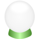 download Crystal Ball clipart image with 225 hue color