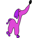 download Funny Dog clipart image with 270 hue color