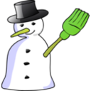 download Snowman clipart image with 45 hue color