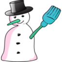 download Snowman clipart image with 135 hue color