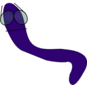 download Worm clipart image with 225 hue color