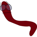 download Worm clipart image with 315 hue color