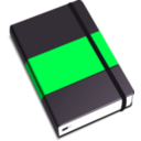 download Moleskine clipart image with 90 hue color