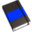 download Moleskine clipart image with 180 hue color