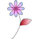 download Flower clipart image with 270 hue color