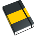 download Moleskine clipart image with 0 hue color