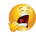 Yawn Smiley Emoticon