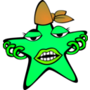 download Starry Night Star clipart image with 90 hue color