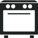 download Kitchen Icon Oven clipart image with 180 hue color