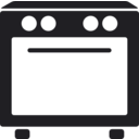 download Kitchen Icon Oven clipart image with 270 hue color