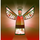 download Stylised Angel clipart image with 180 hue color