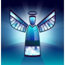 download Stylised Angel clipart image with 0 hue color