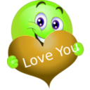 download Love You Boy Smiley Emoticon clipart image with 45 hue color
