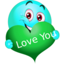 download Love You Boy Smiley Emoticon clipart image with 135 hue color