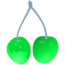 download Cherry clipart image with 135 hue color