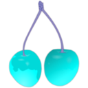 download Cherry clipart image with 180 hue color