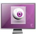 download Monitor clipart image with 90 hue color
