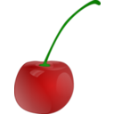 download Cherry clipart image with 0 hue color