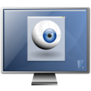 download Monitor clipart image with 0 hue color