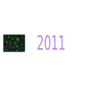download 2011 Wallpaper clipart image with 270 hue color
