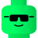 download Lego Smiley Cool clipart image with 90 hue color