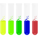 download Test Tubes clipart image with 45 hue color