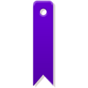 download Red Bookmark clipart image with 270 hue color