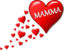 Cuore Per La Festa Della Mamma Con Una Scia Di Cuoricini