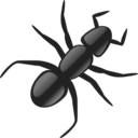 download Ant clipart image with 0 hue color