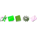 download Icons clipart image with 90 hue color