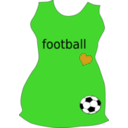 download Football clipart image with 45 hue color