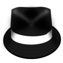 download Hat Trilby clipart image with 180 hue color